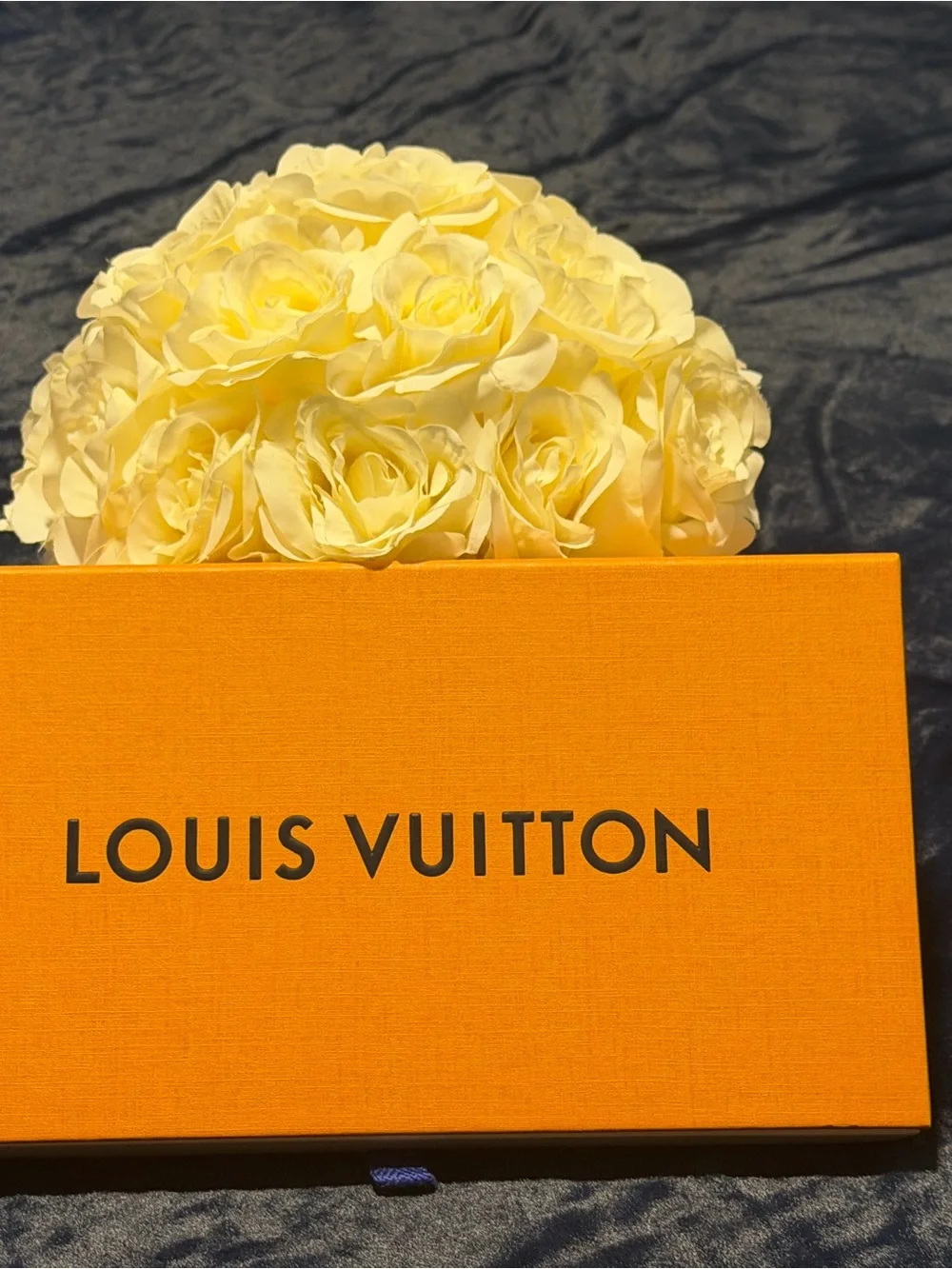 Louis Vuitton Black Epi Wallet with dust cover and box